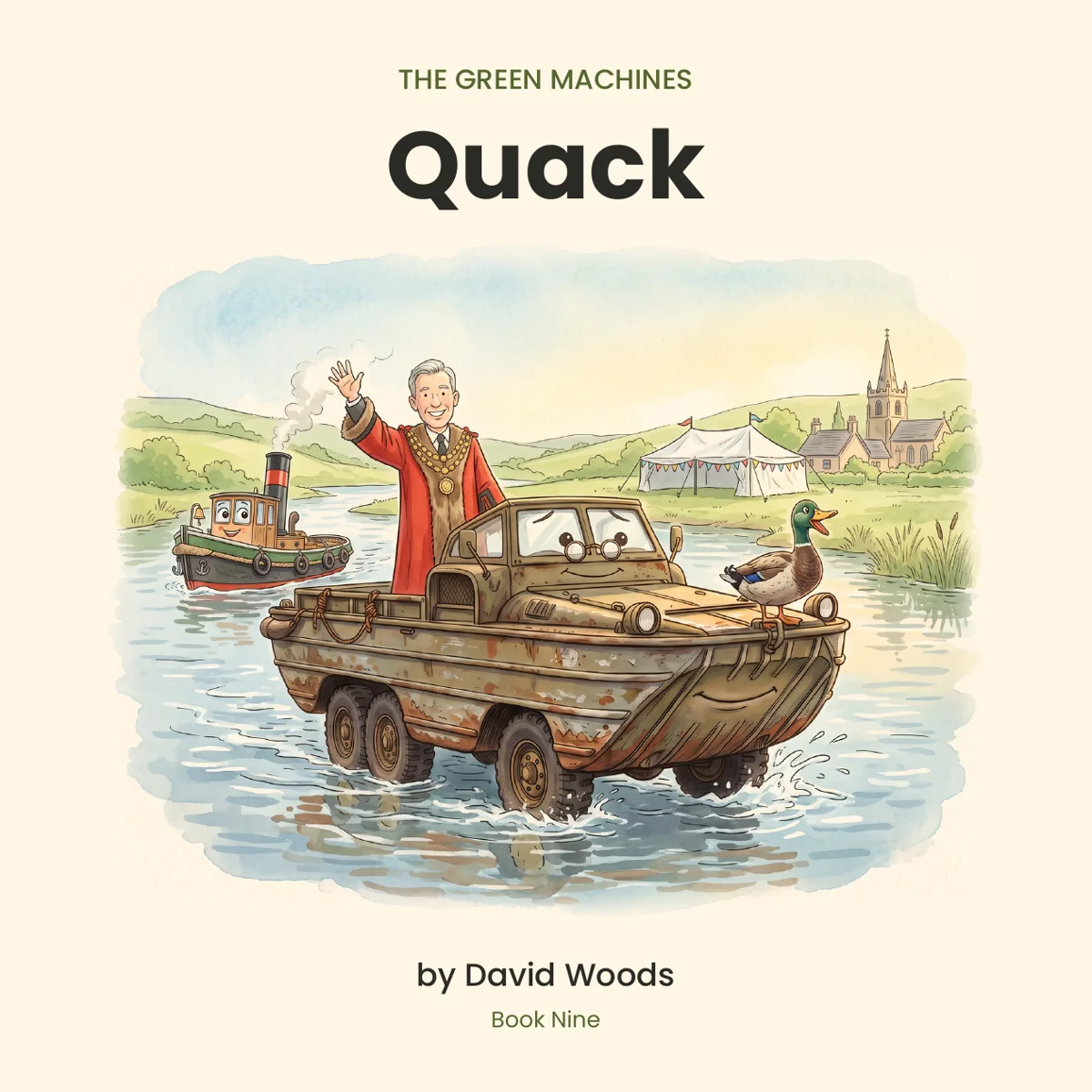 Cover of Quack, Book Nine of The Green Machines
