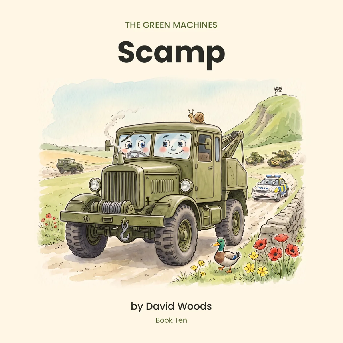 Cover of Scamp, Book Ten of The Green Machines